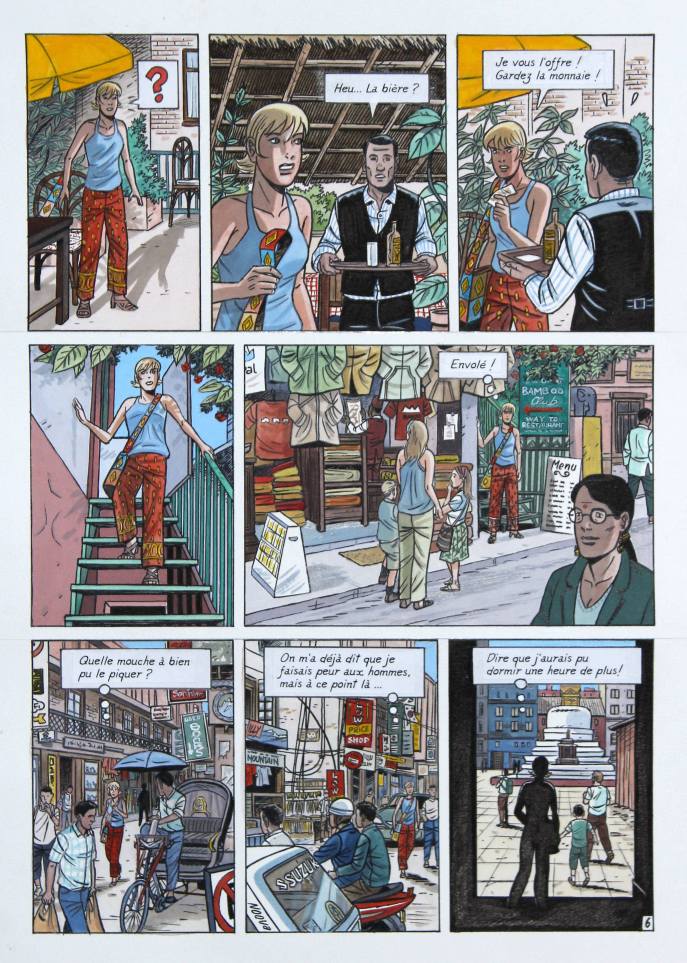 Planche définitive, lettrée.