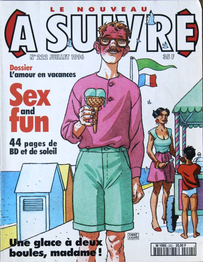 Première publication de Caroline Baldwin dans (A SUIVRE). Mon plus beau souvenir éditorial!